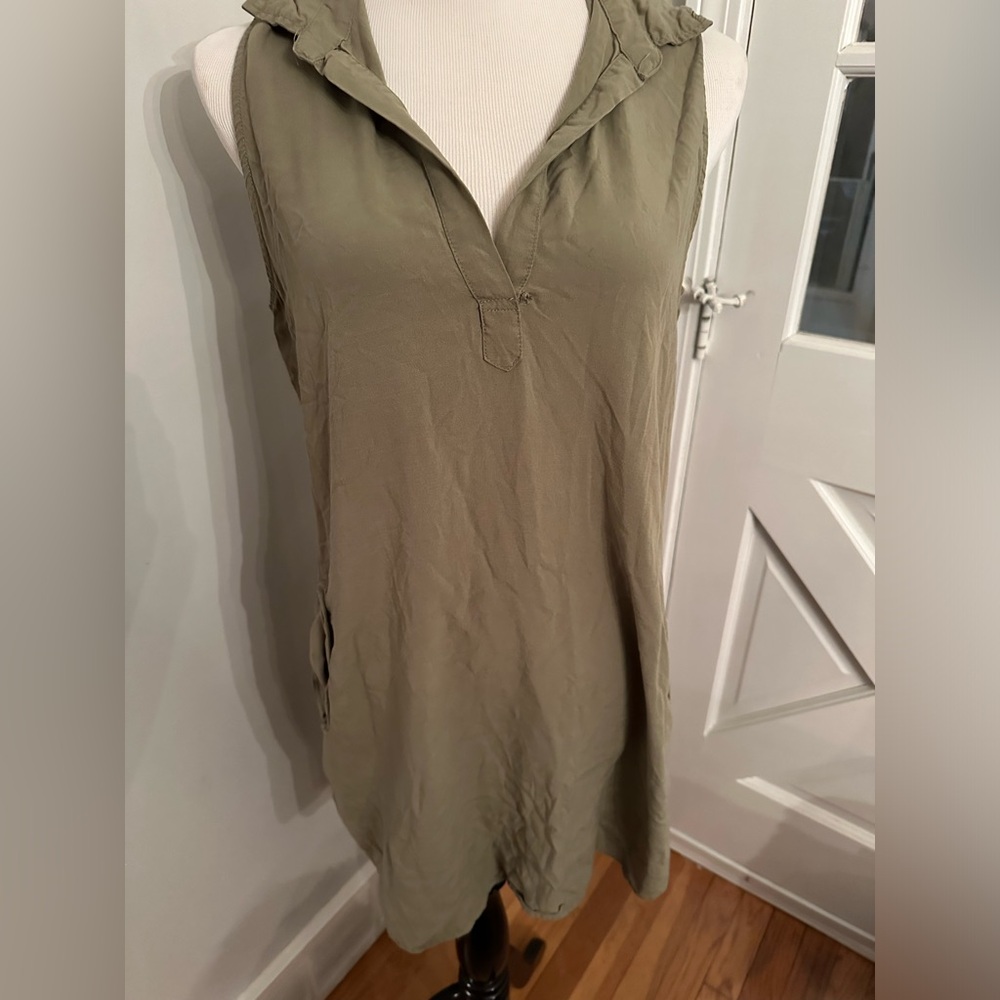 Lulu’s dress army green tencil